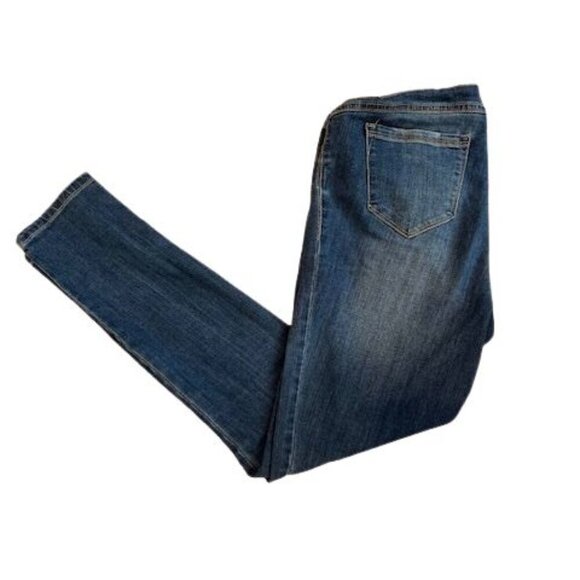 1822 Denim Vintage Denim Ankle Skinny Maternity Jeans Distressed Size 6/28 - Picture 1 of 5